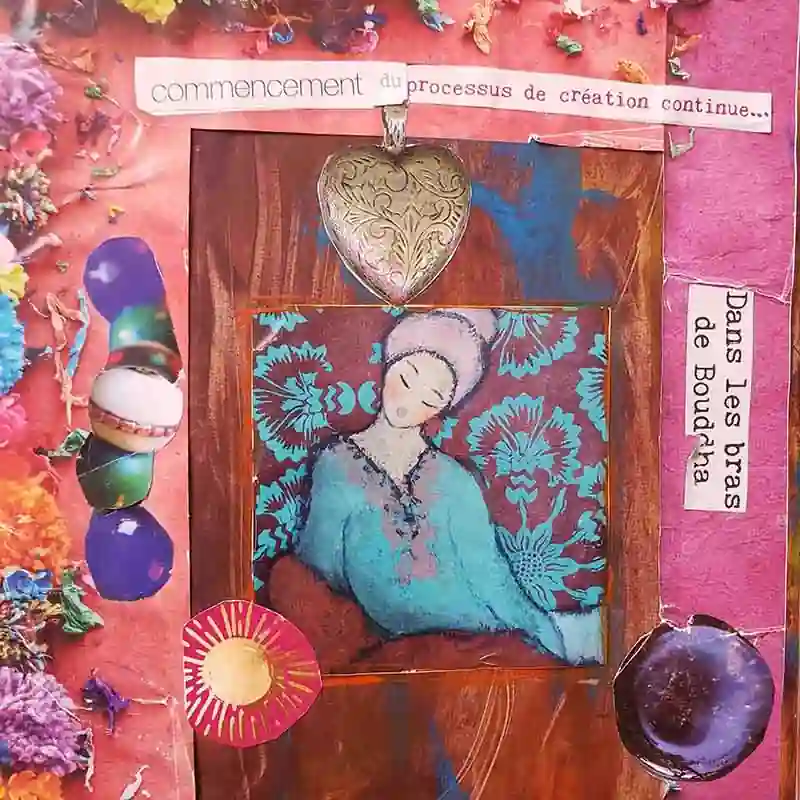 Scrapbooking bien-être réalisé par l'atelier 94